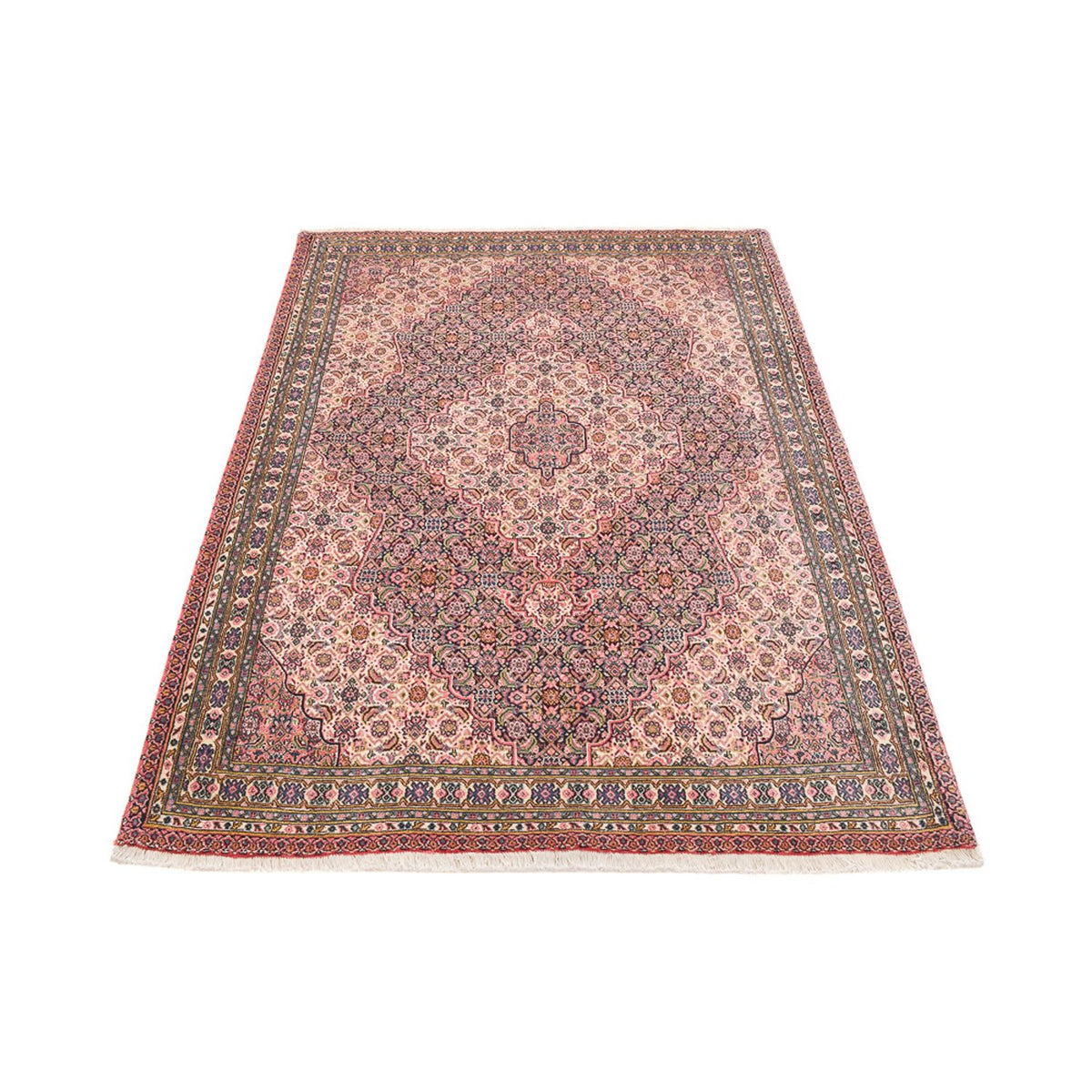 Alfombra persa - Tabriz - 227 x 158 cm - rojo claro