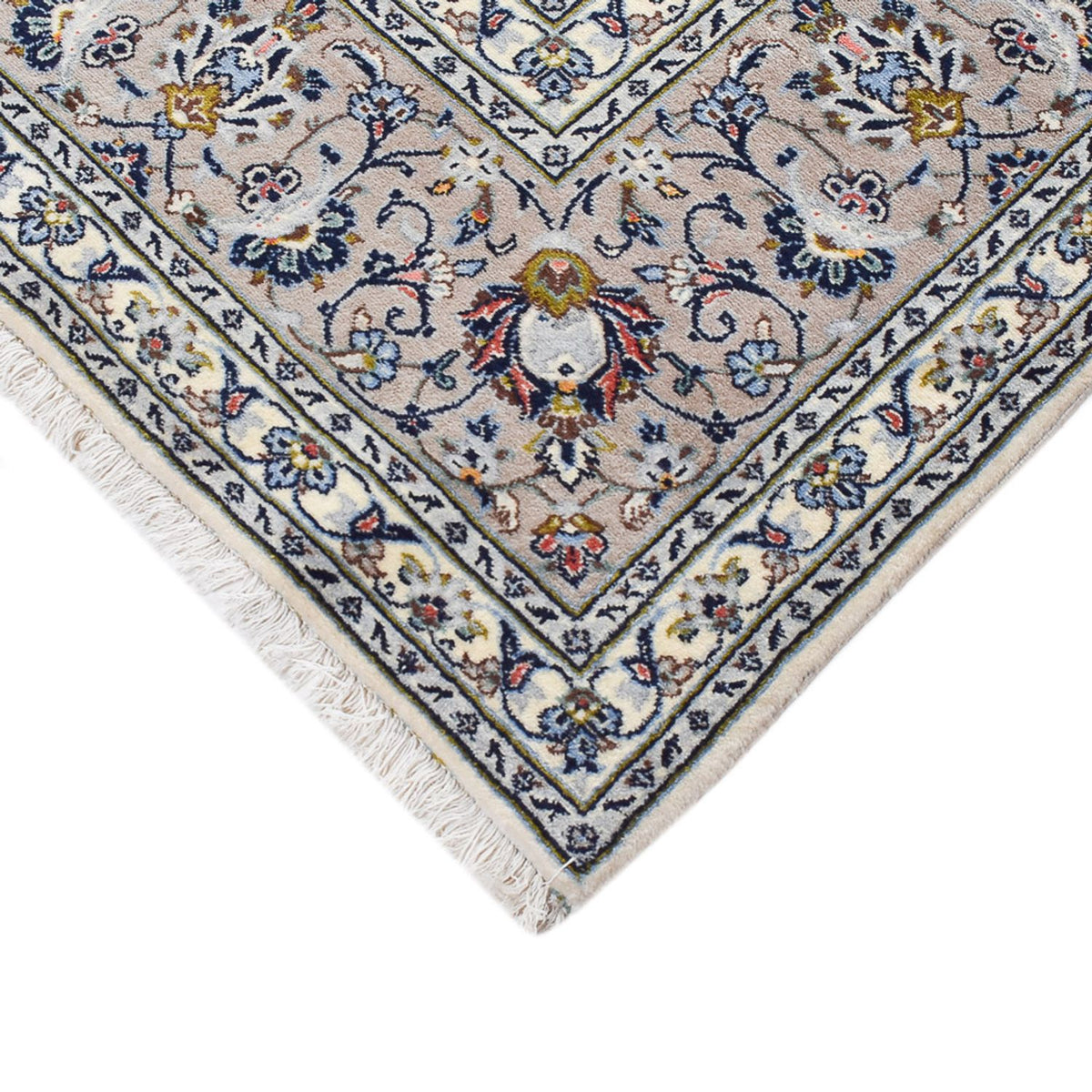 Alfombra persa - Keshan - Real - 335 x 247 cm - gris