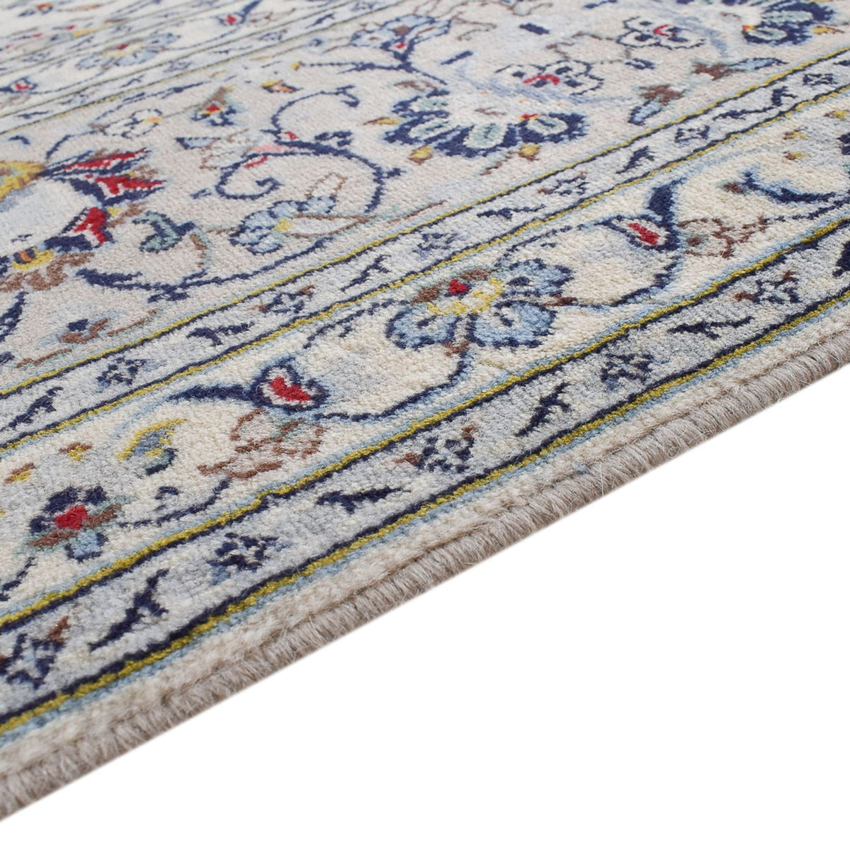 Alfombra persa - Keshan - Real - 354 x 245 cm - gris