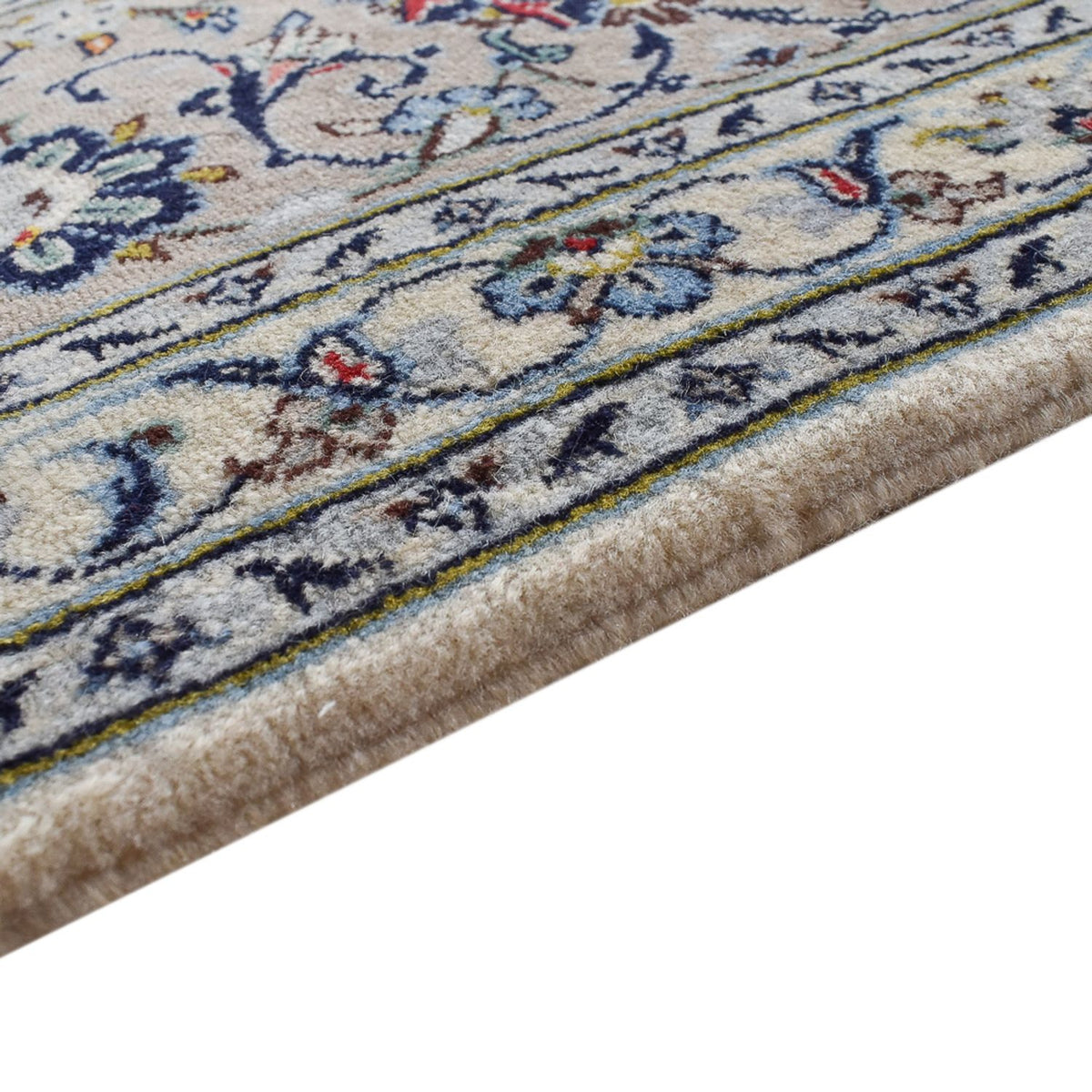 Alfombra persa - Keshan - Real - 349 x 250 cm - gris