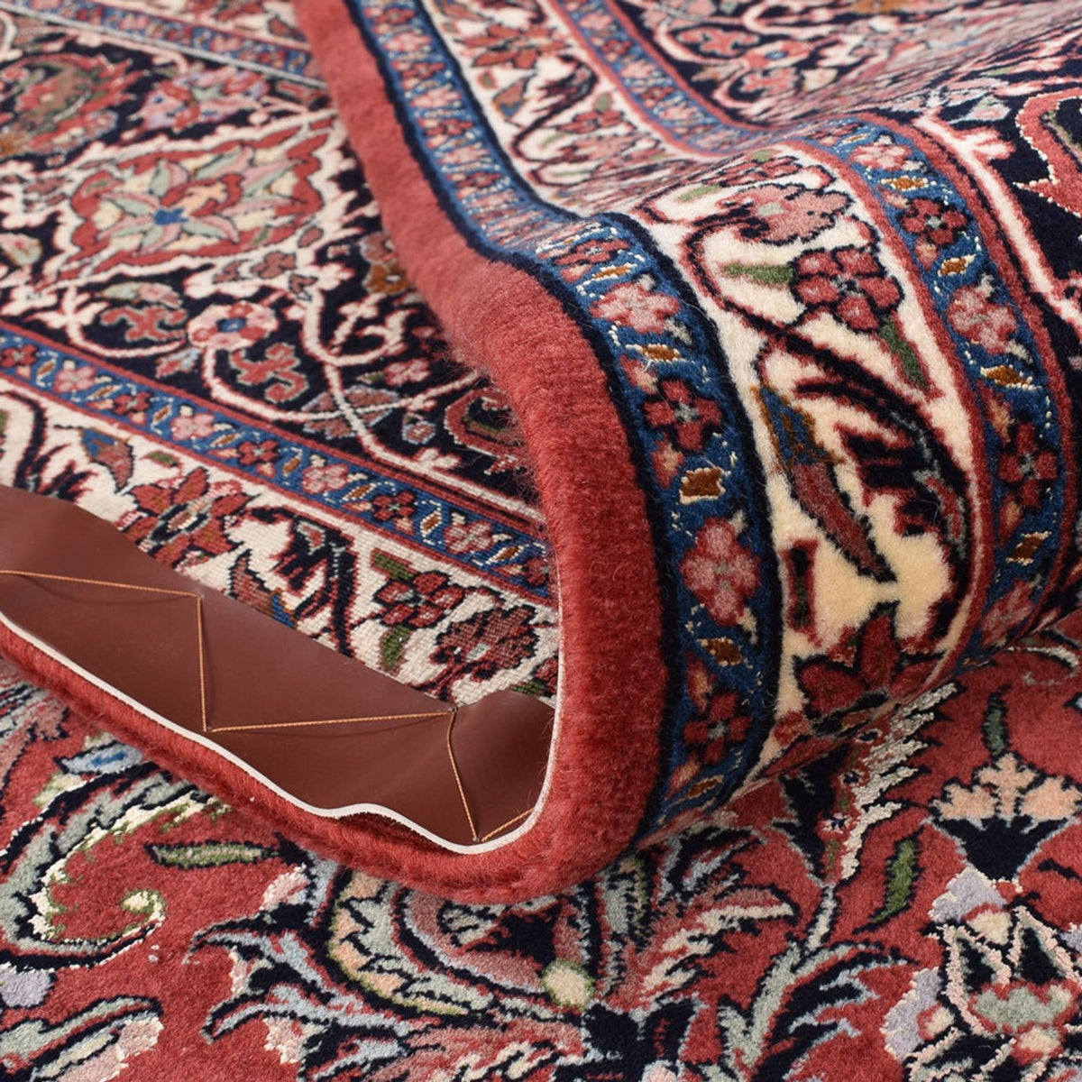 Alfombra persa - Bidjar - 397 x 307 cm - rojo claro