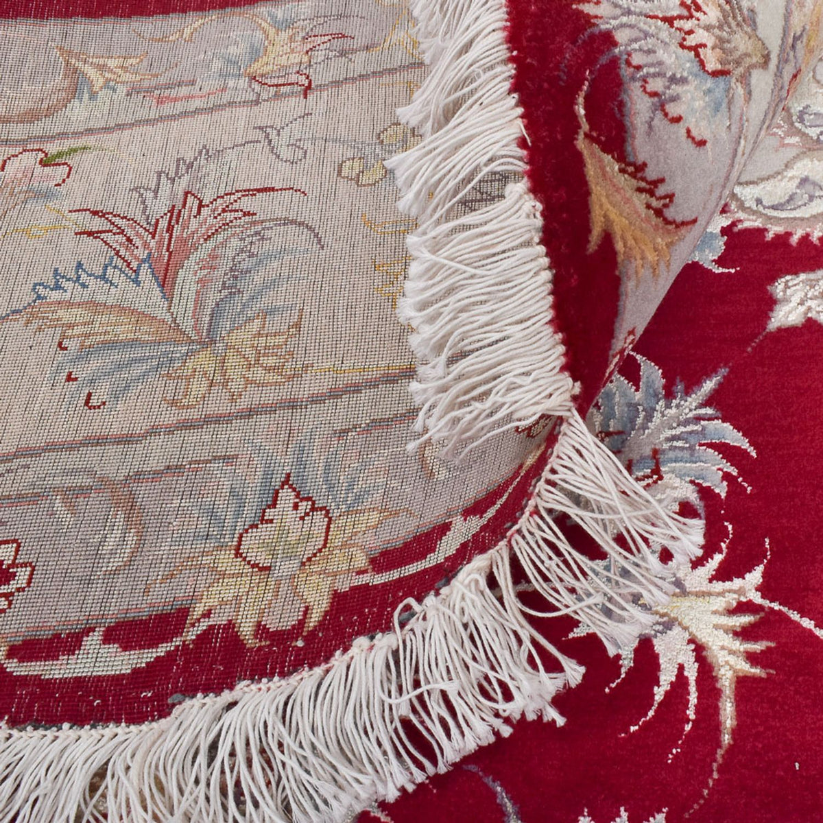 Alfombra Persa - Tabriz - Prima redondo  - 250 x 250 cm - rojo