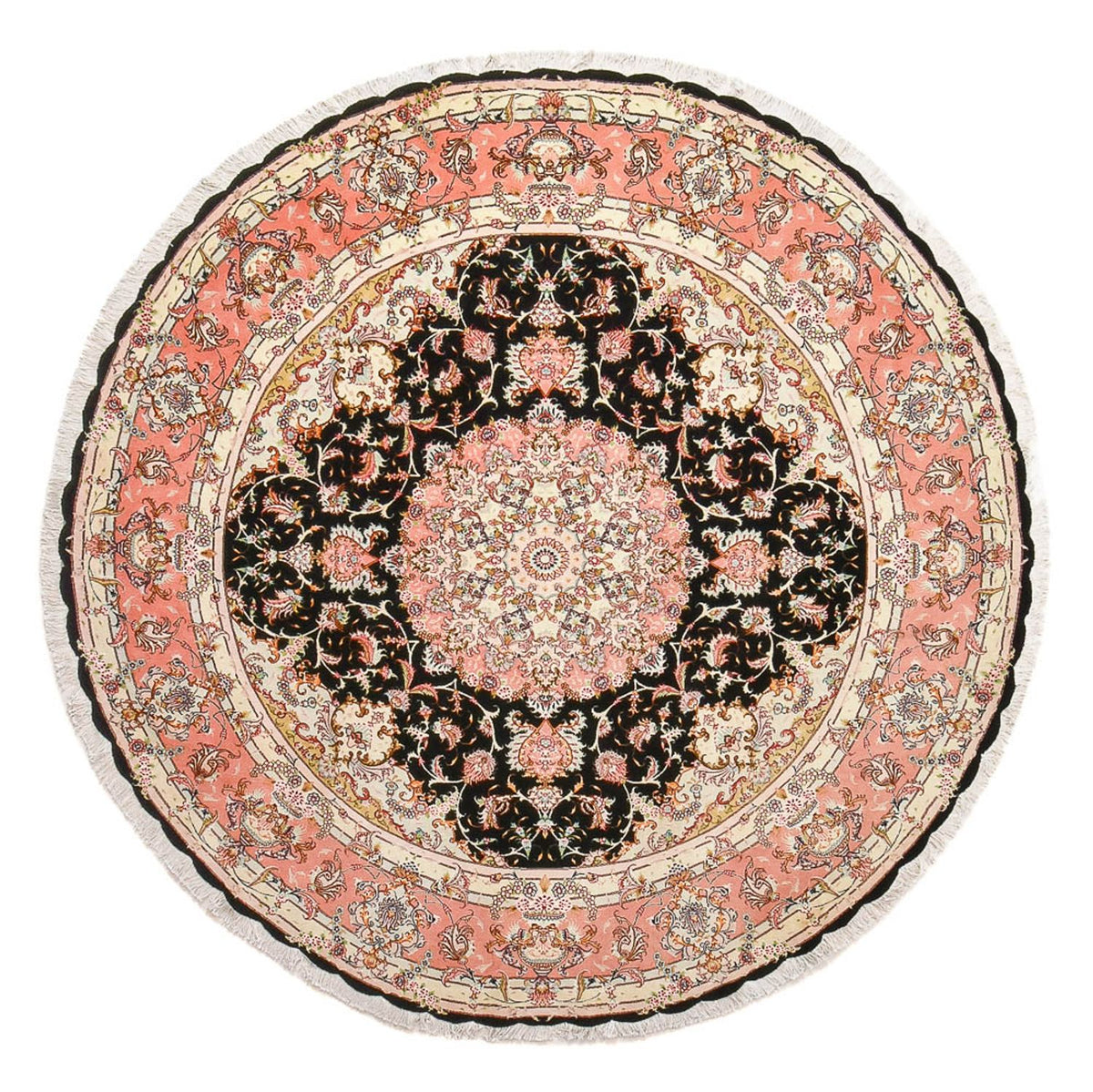 Alfombra Persa - Tabriz - Prima redondo  - 250 x 250 cm - multicolor