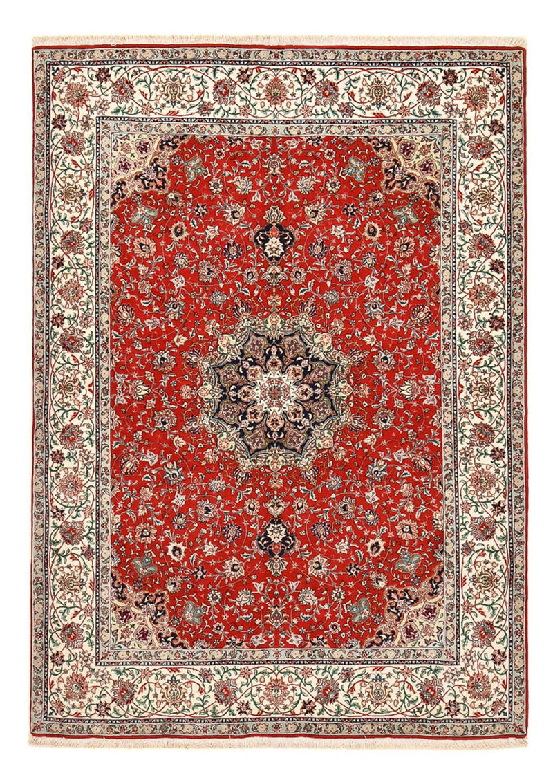 Alfombra Persa - Tabriz - Prima - 213 x 150 cm - rojo