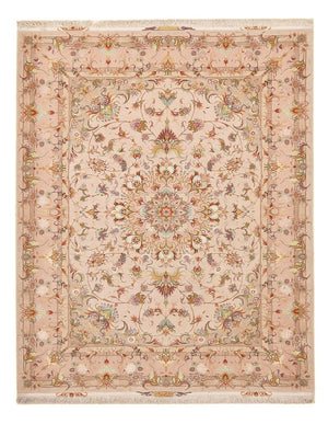 Alfombra Persa - Tabriz - Real - 203 x 150 cm - beige