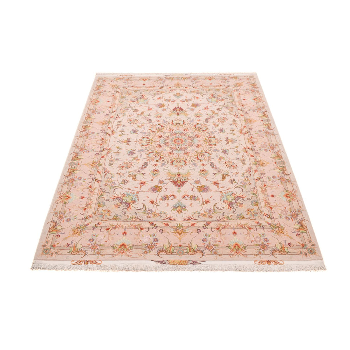 Alfombra Persa - Tabriz - Real - 203 x 150 cm - beige