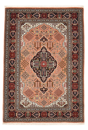 Alfombra Persa - Tabriz - Real - 147 x 103 cm - rojo claro