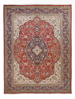 Alfombra Persa - Tabriz - Real - 392 x 298 cm - óxido