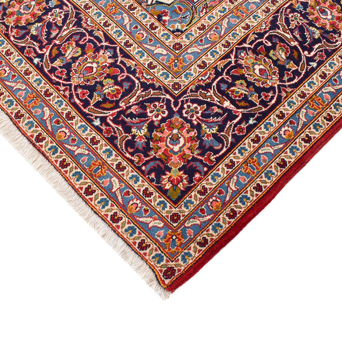 Alfombra persa - Keshan - 402 x 248 cm - rojo