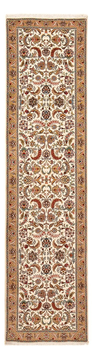 Alfombra de pasillo Alfombra Persa - Tabriz - Prima - 307 x 79 cm - caramelo