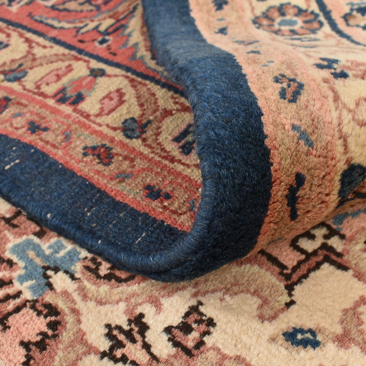 Alfombra persa - Nómada - 297 x 205 cm - azul oscuro