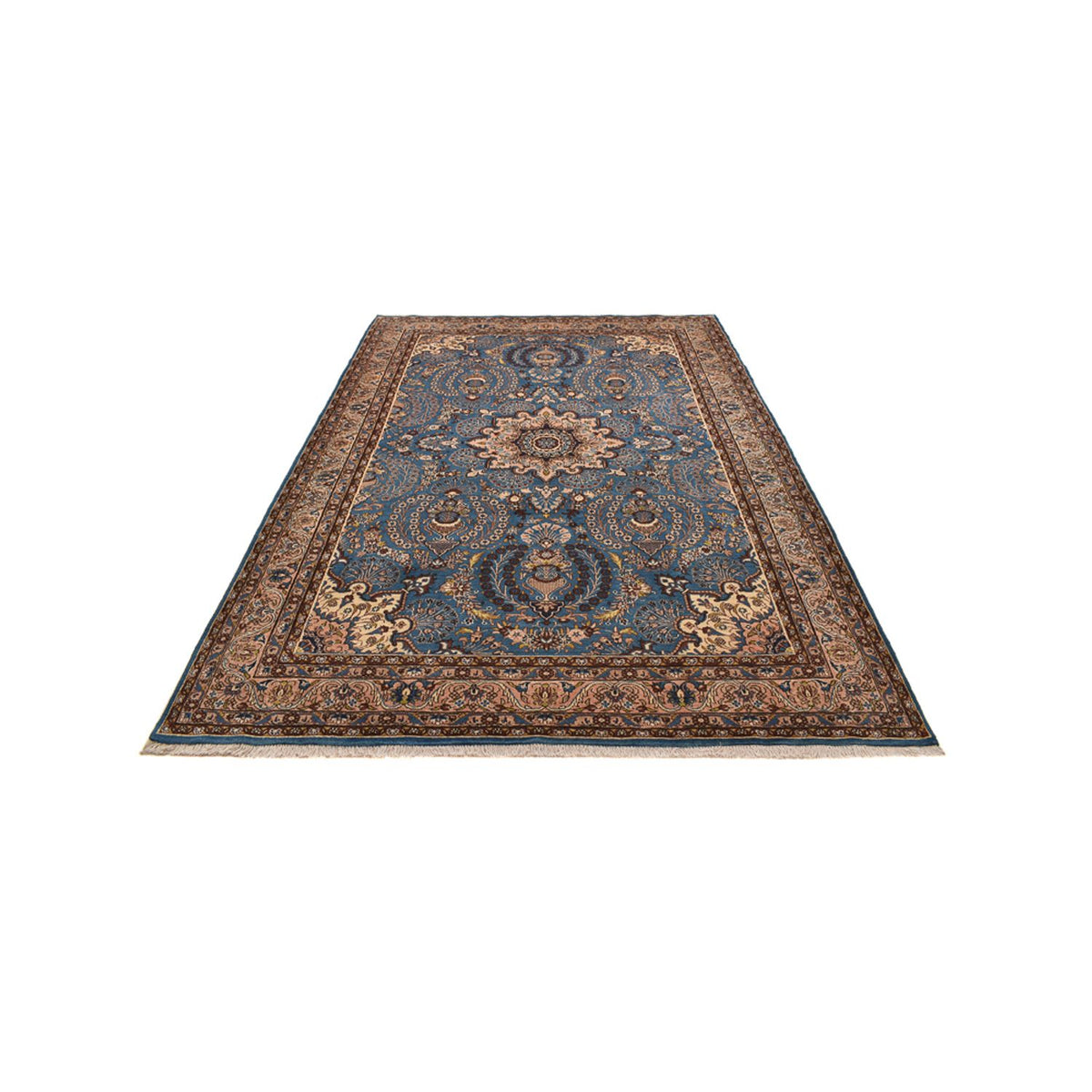 Alfombra persa - Nómada - 288 x 204 cm - azul marino
