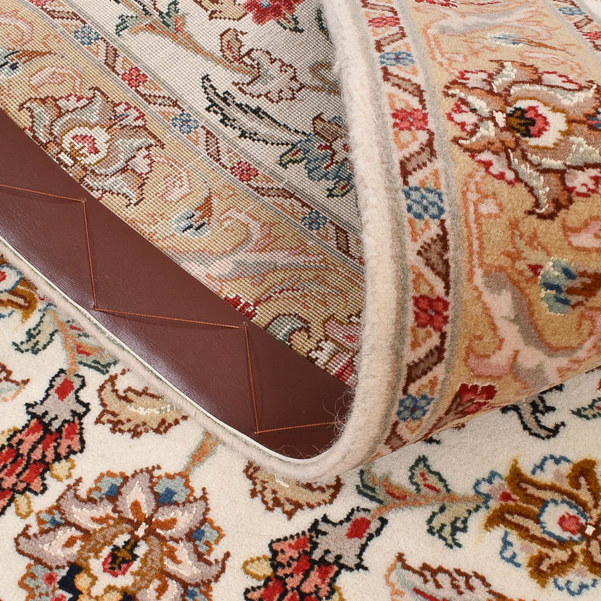 Alfombra de pasillo Alfombra Persa - Tabriz - Prima - 320 x 83 cm - caramelo