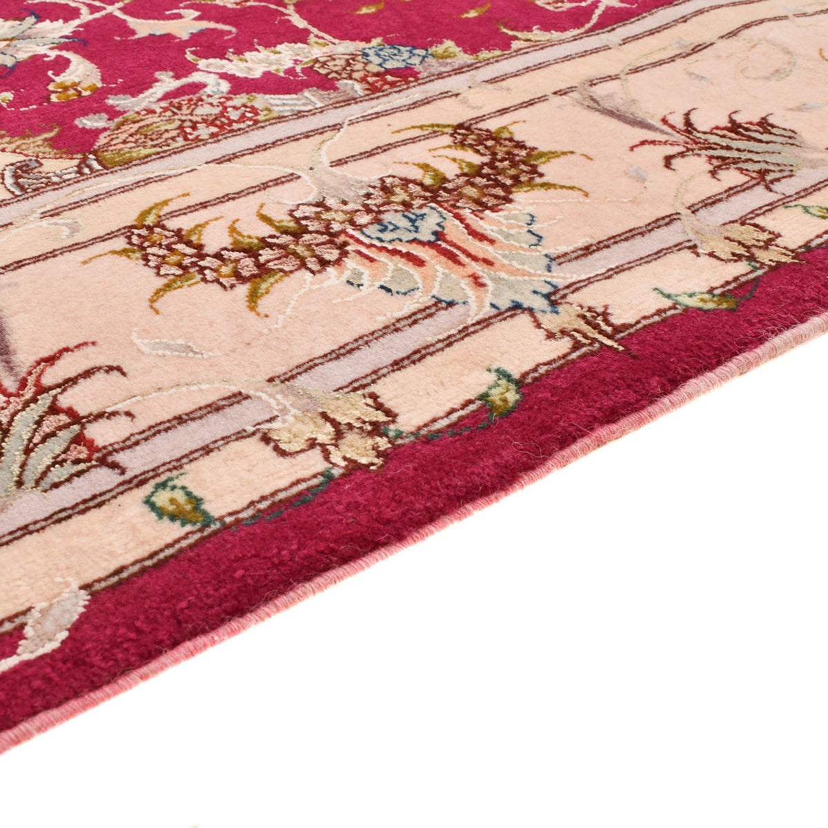 Alfombra Persa - Tabriz - Real - 210 x 154 cm - rojo
