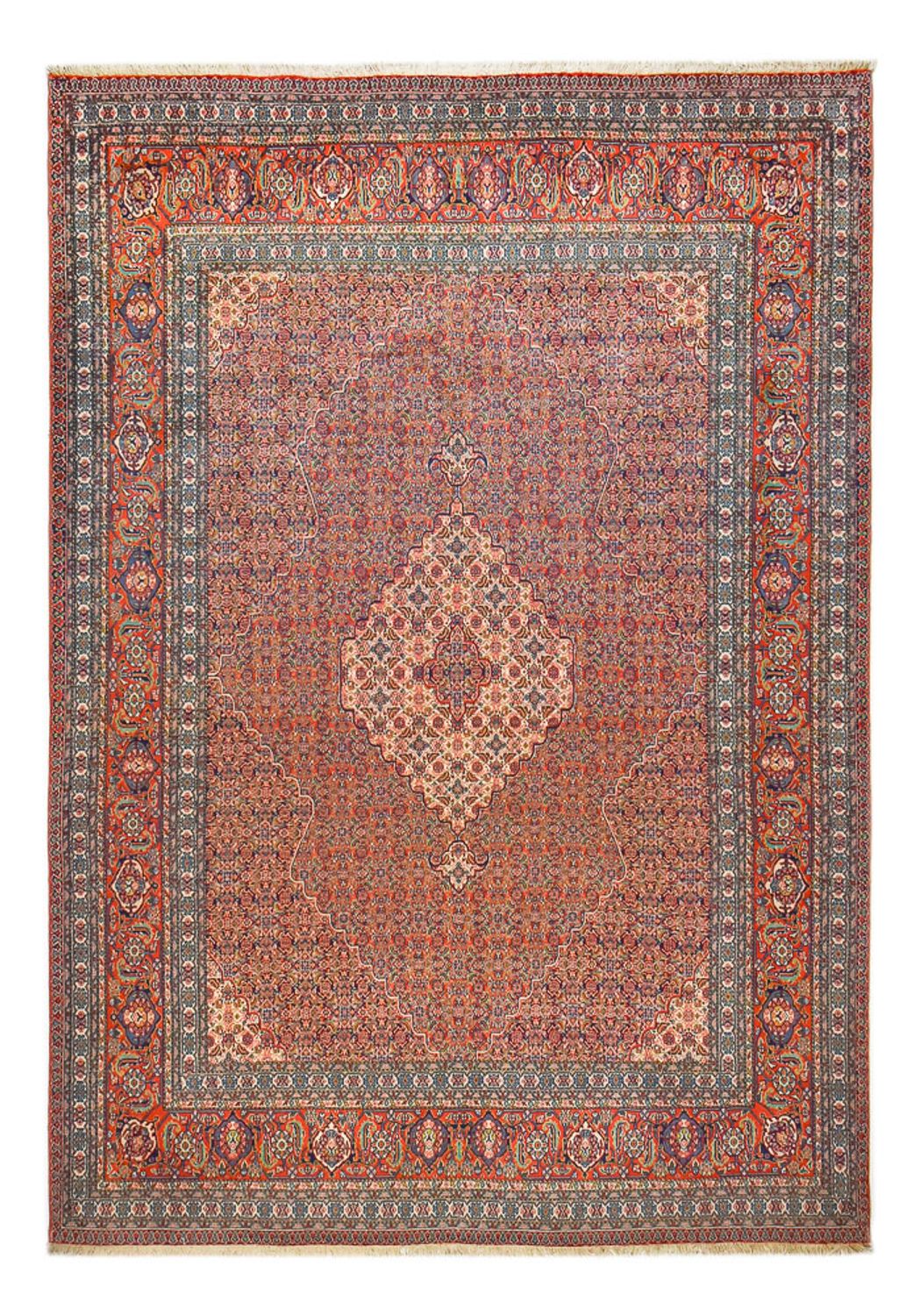 Alfombra persa - Tabriz - 373 x 258 cm - óxido