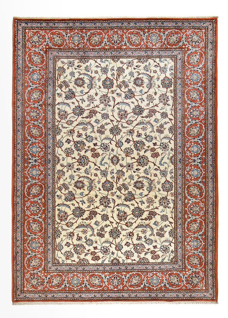 Alfombra persa - Clásica - 355 x 254 cm - crema