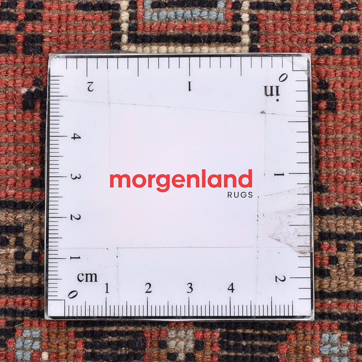 Alfombra persa - Nómada - 126 x 76 cm - rojo claro