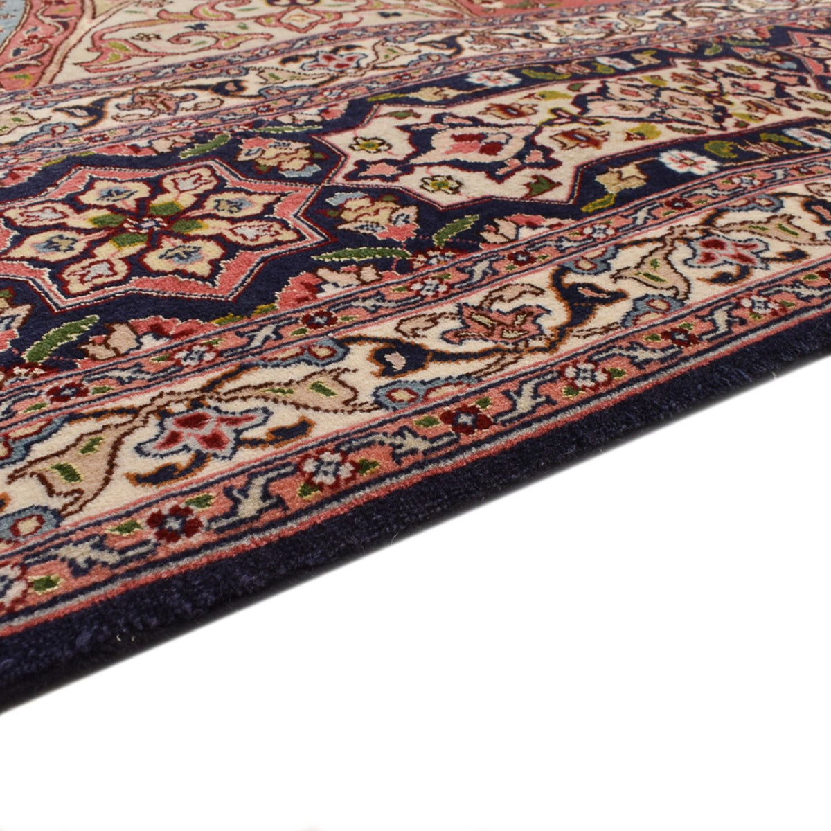 Alfombra Persa - Tabriz - Real cuadrado  - 254 x 248 cm - beige oscuro