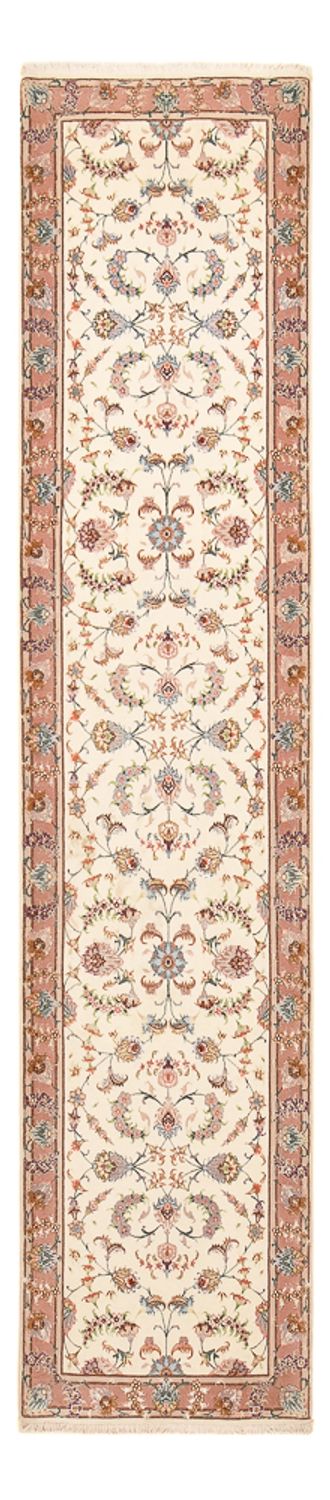 Alfombra de pasillo Alfombra Persa - Tabriz - Prima - 347 x 77 cm - beige