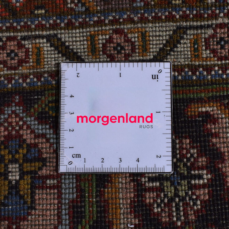 Alfombra Persa - Tabriz - Real - 205 x 146 cm - marrón oscuro