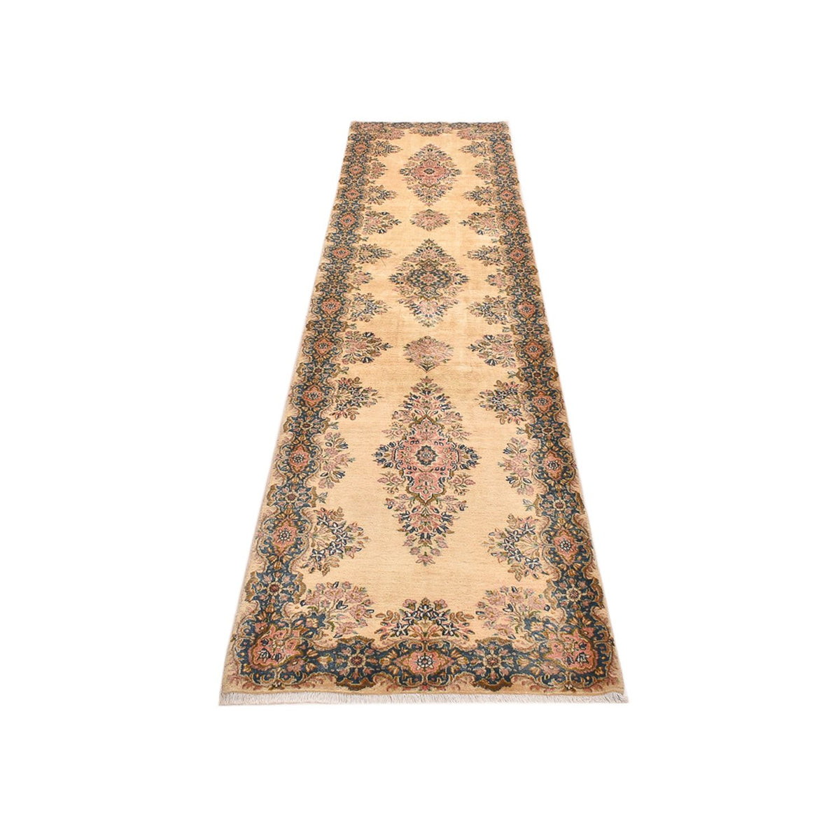 Alfombra de pasillo Alfombra persa - Real - 392 x 90 cm - beige