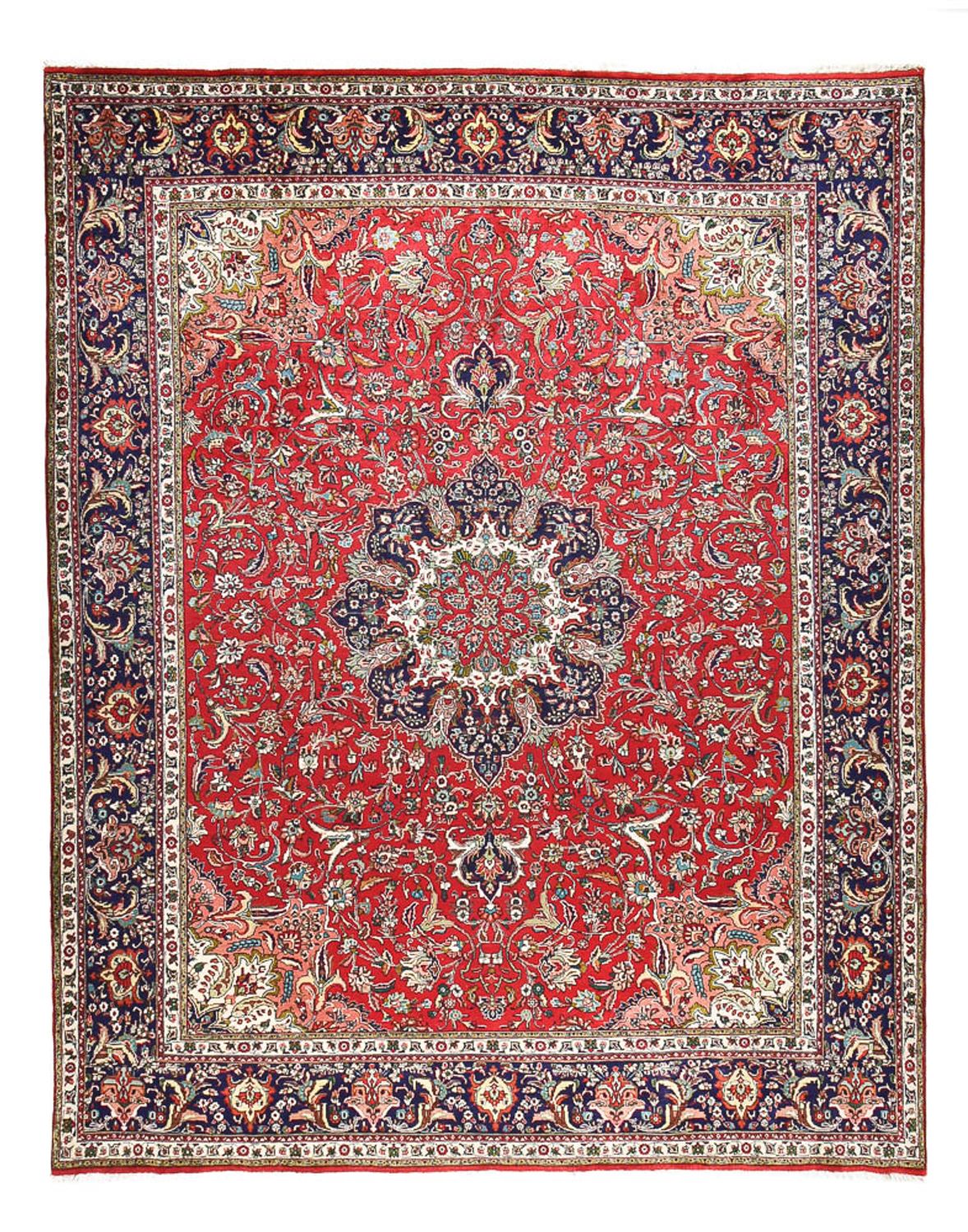 Alfombra Persa - Tabriz - Real - 387 x 300 cm - rojo