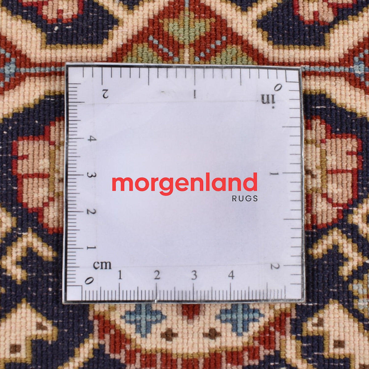 Alfombra de pasillo Alfombra Persa - Ghom - Royal - 150 x 54 cm - beige oscuro