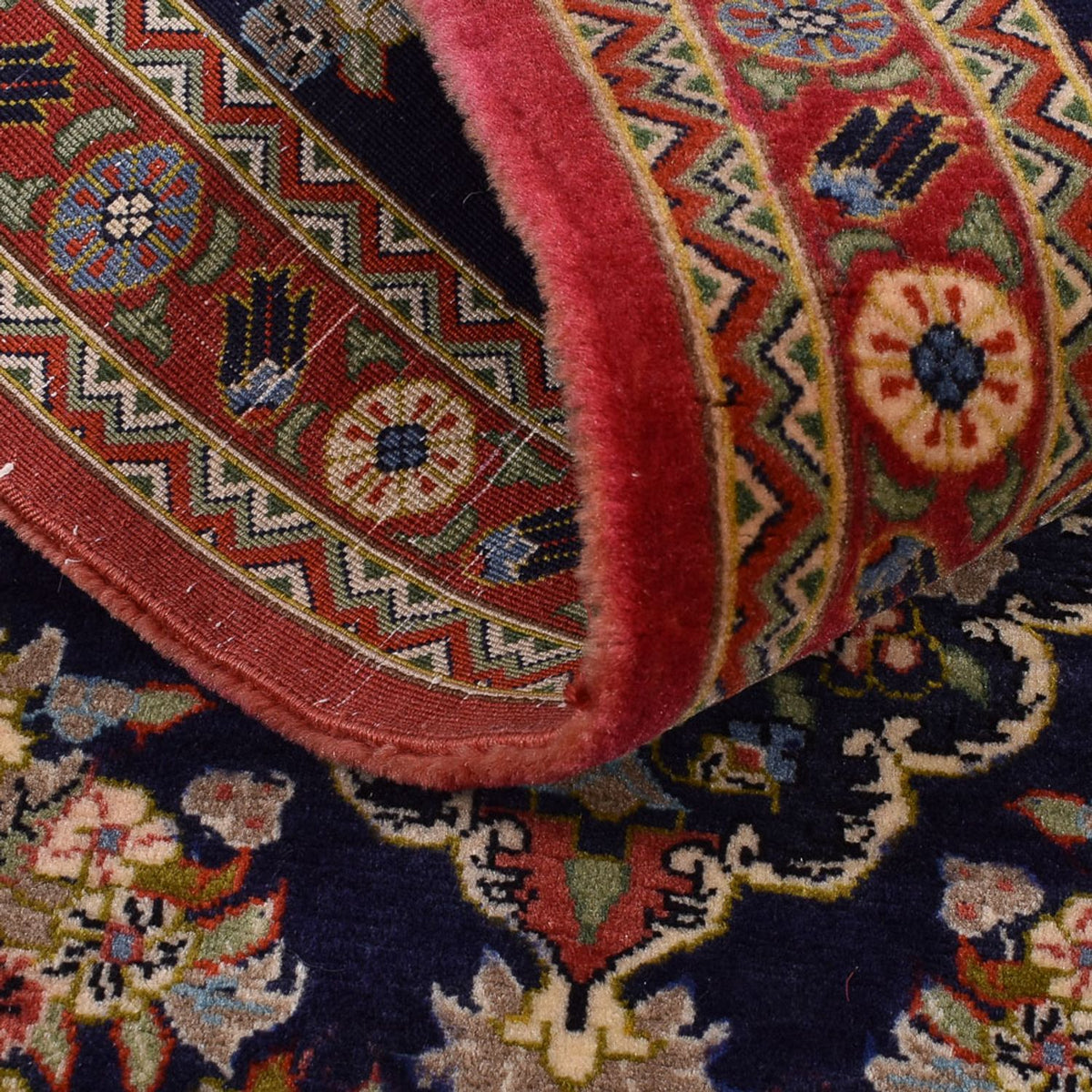 Alfombra de pasillo Alfombra Persa - Ghom - Royal - 223 x 69 cm - multicolor