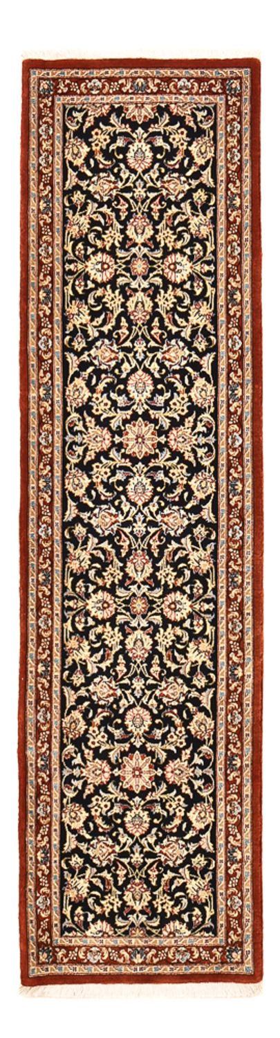 Alfombra de pasillo Alfombra Persa - Ghom - Royal - 201 x 54 cm - beige oscuro
