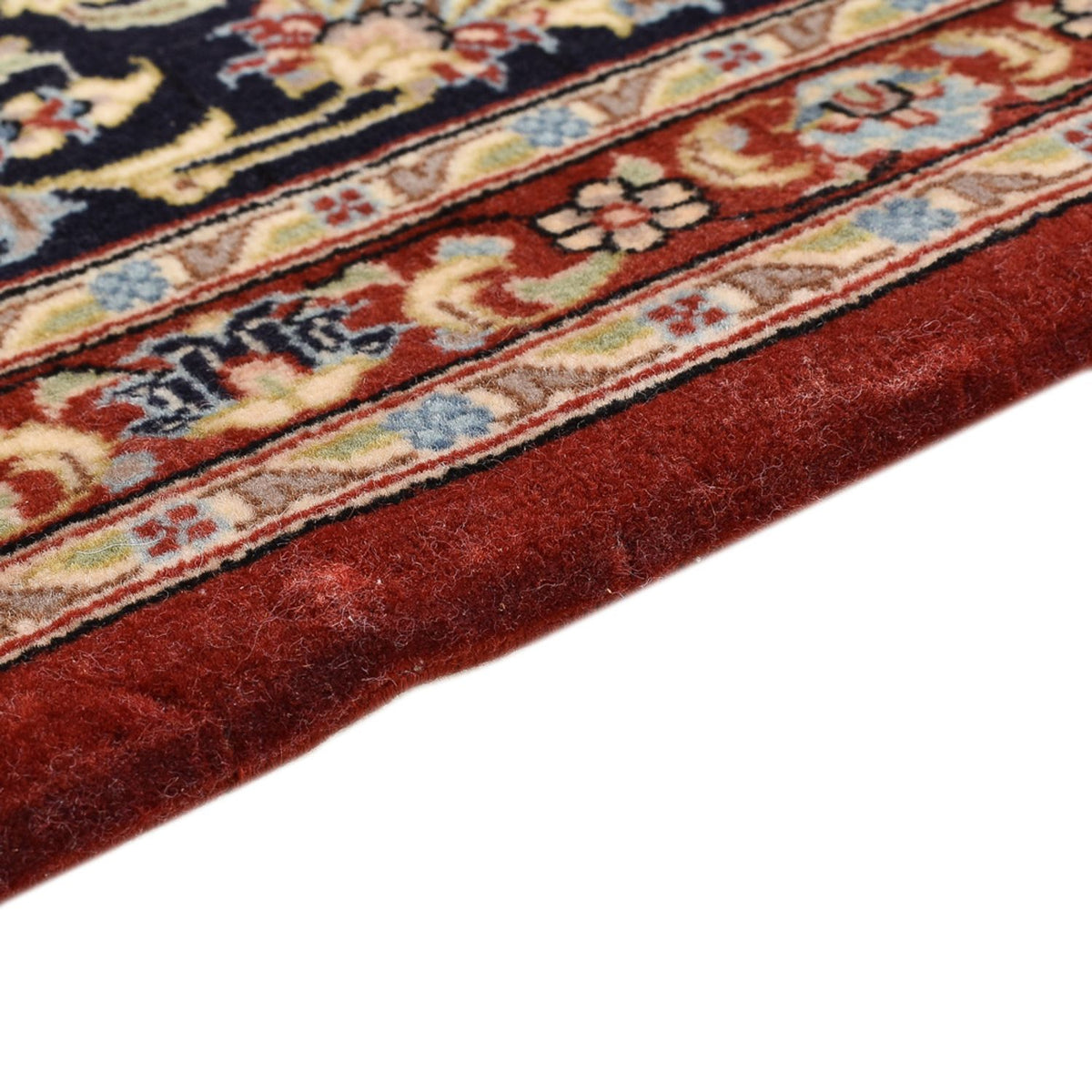 Alfombra de pasillo Alfombra Persa - Ghom - Royal - 193 x 54 cm - beige oscuro