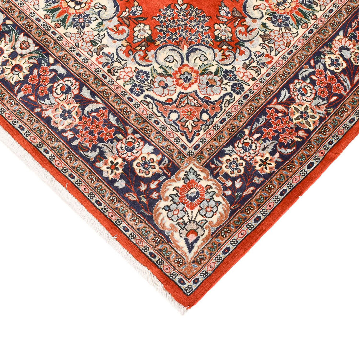 Alfombra Persa - Ghom - Royal - 196 x 131 cm - rojo