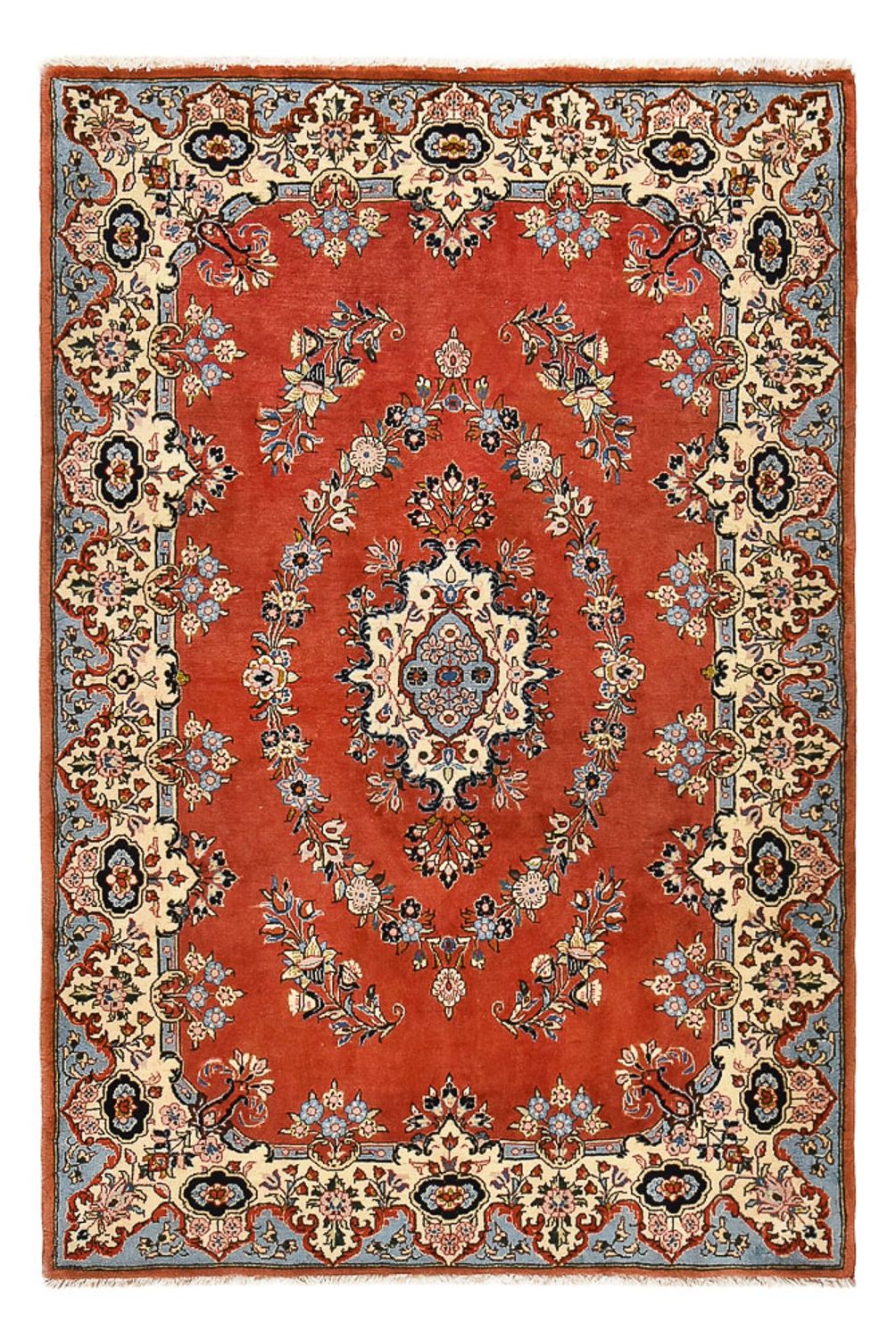 Alfombra persa - Clásica - 201 x 136 cm - rojo