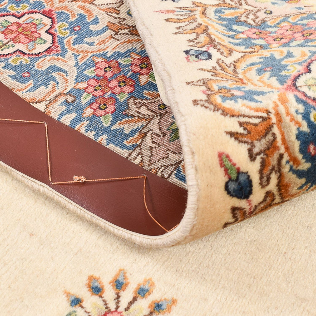 Alfombra persa - Real - 150 x 94 cm - crema