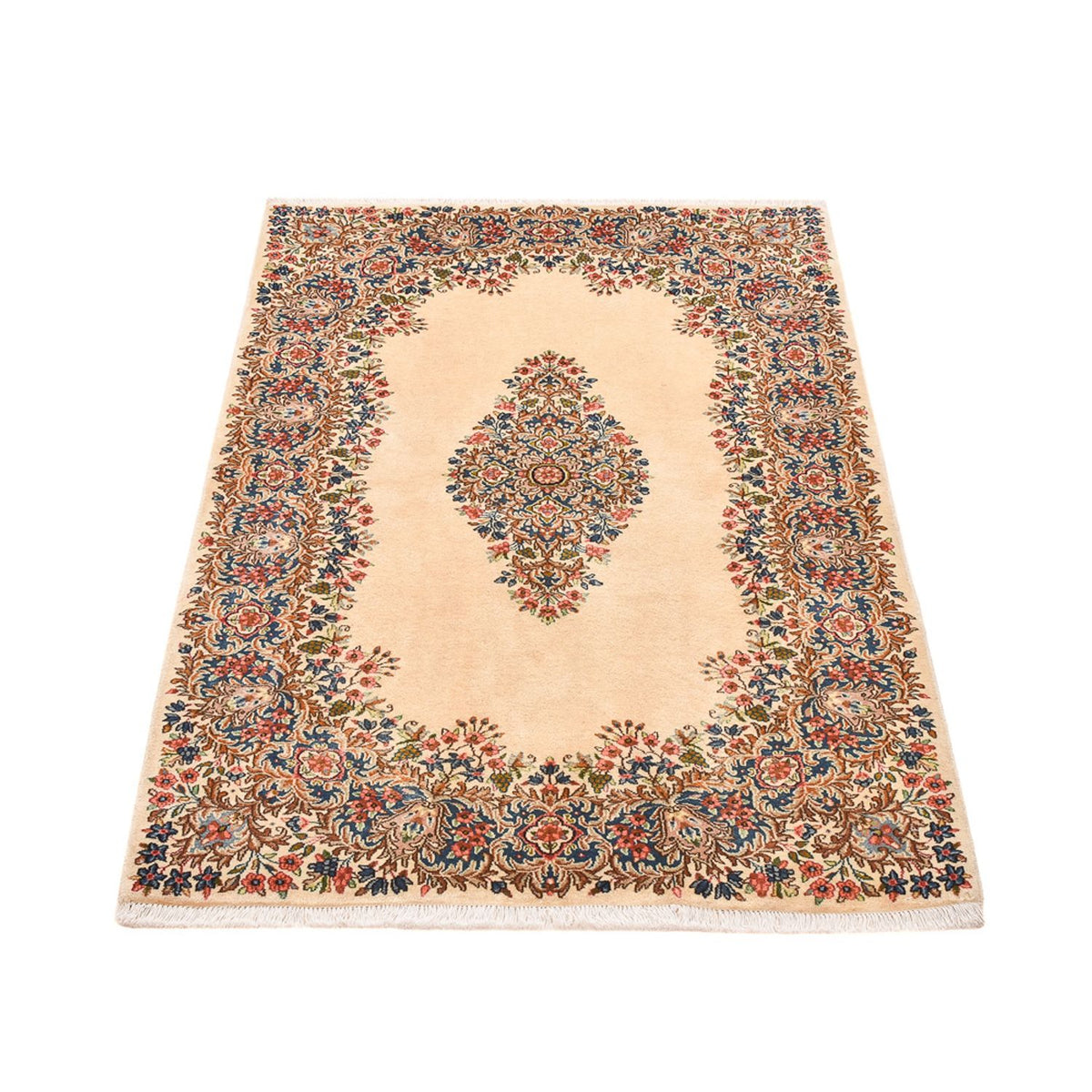 Alfombra persa - Real - 150 x 94 cm - crema