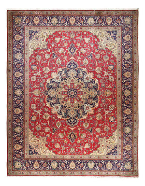 Alfombra Persa - Tabriz - Real - 400 x 310 cm - rojo