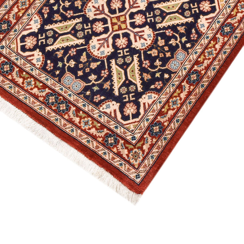 Alfombra de pasillo Alfombra Persa - Ghom - Royal - 205 x 55 cm - beige oscuro