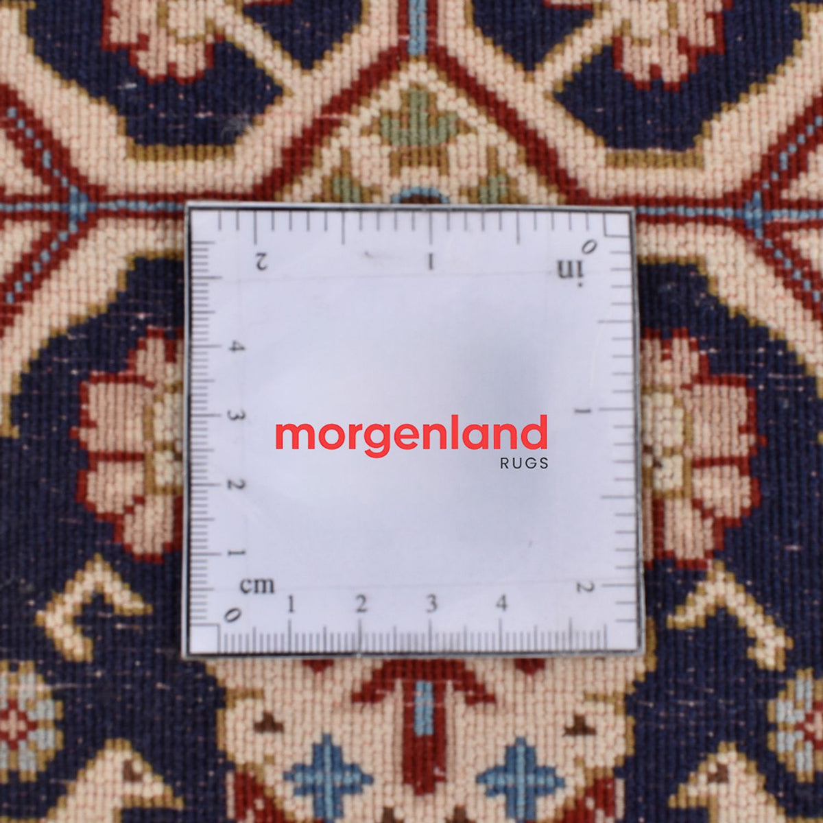 Alfombra de pasillo Alfombra Persa - Ghom - Royal - 195 x 55 cm - beige oscuro