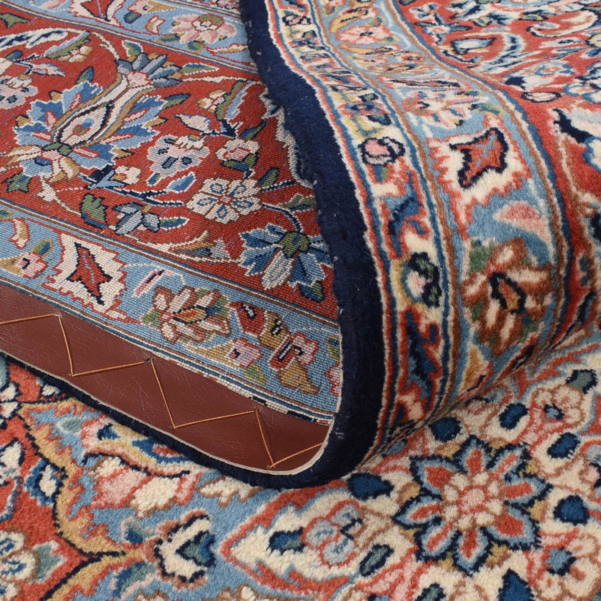 Alfombra persa - Real - 300 x 198 cm - azul oscuro