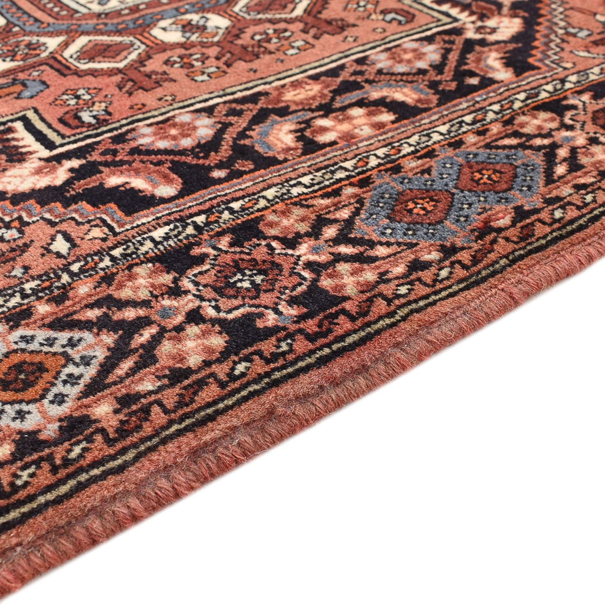 Alfombra persa - Nómada - 115 x 76 cm - rojo claro