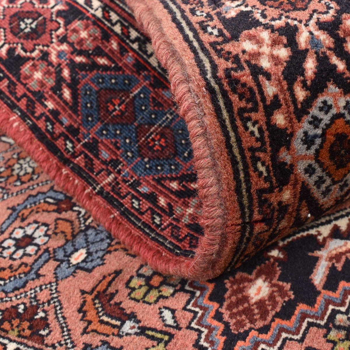 Alfombra persa - Nómada - 115 x 76 cm - rojo claro