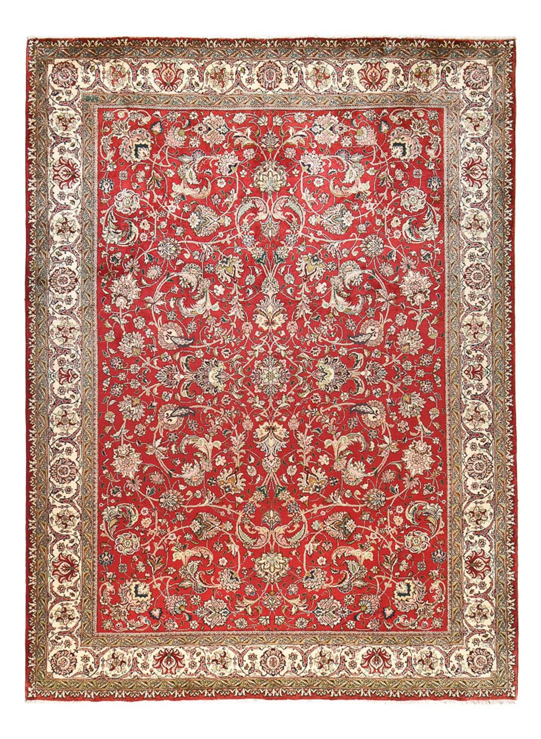 Alfombra Persa - Tabriz - Real - 400 x 298 cm - rojo
