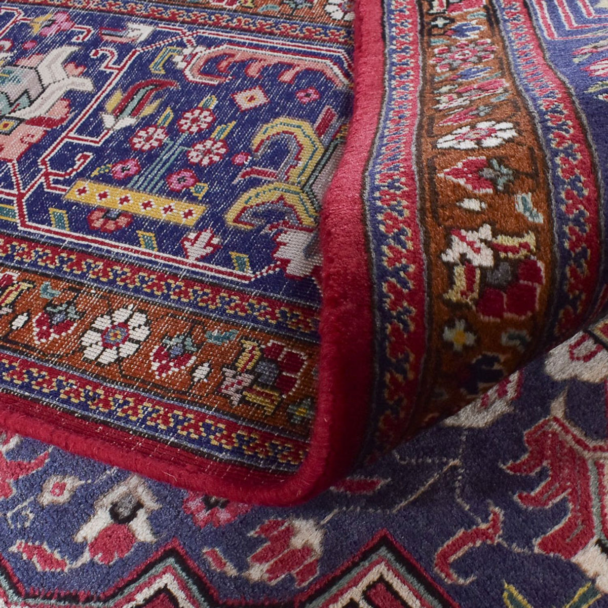 Alfombra Persa - Tabriz - Real - 402 x 308 cm - rojo