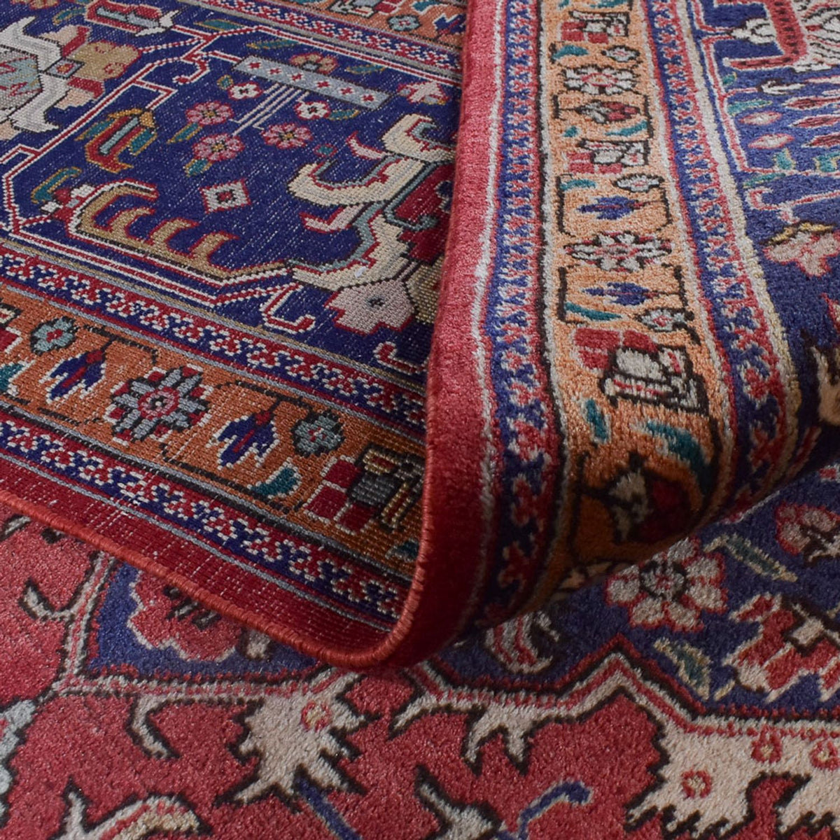 Alfombra Persa - Tabriz - Real - 396 x 304 cm - rojo