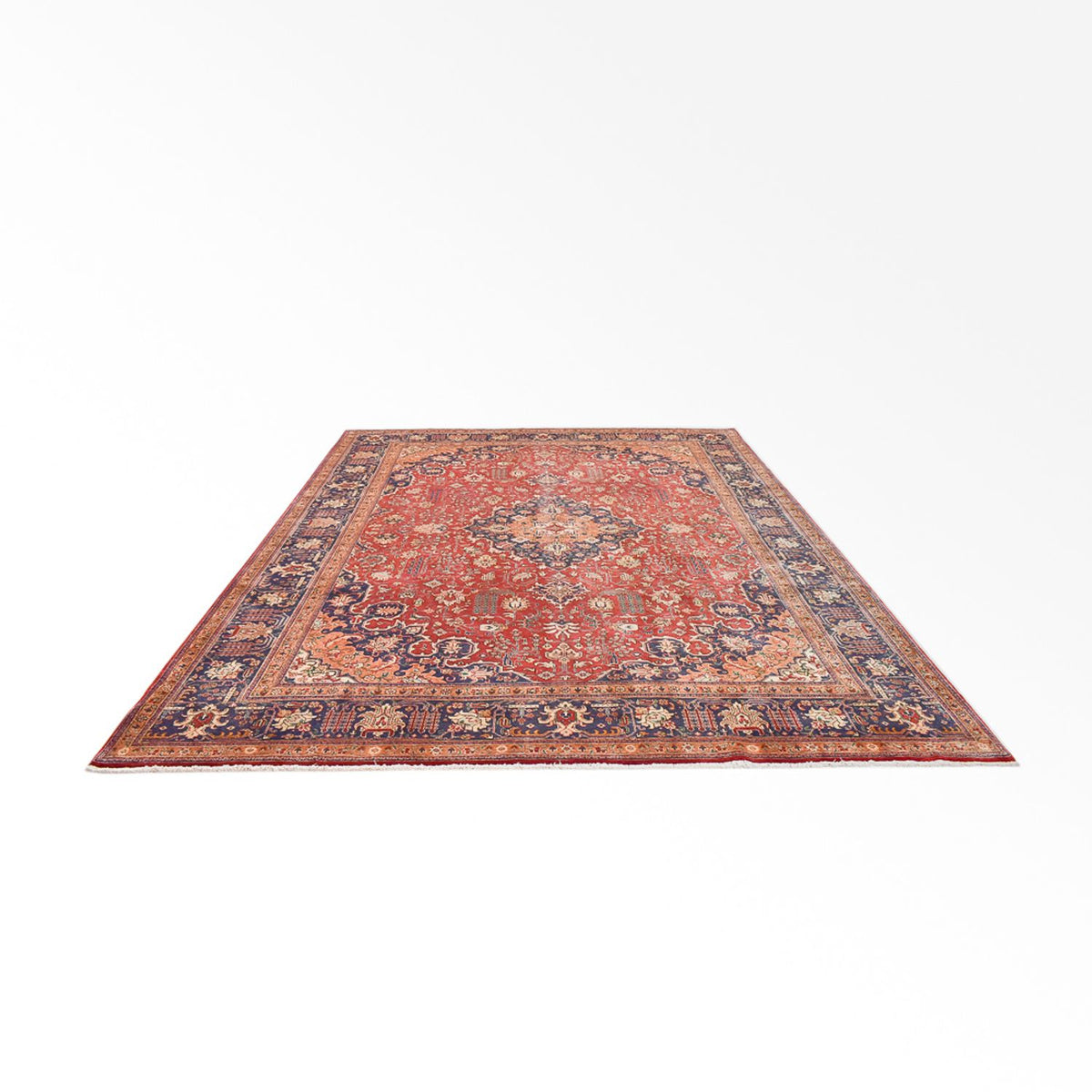 Alfombra Persa - Tabriz - Real - 396 x 304 cm - rojo