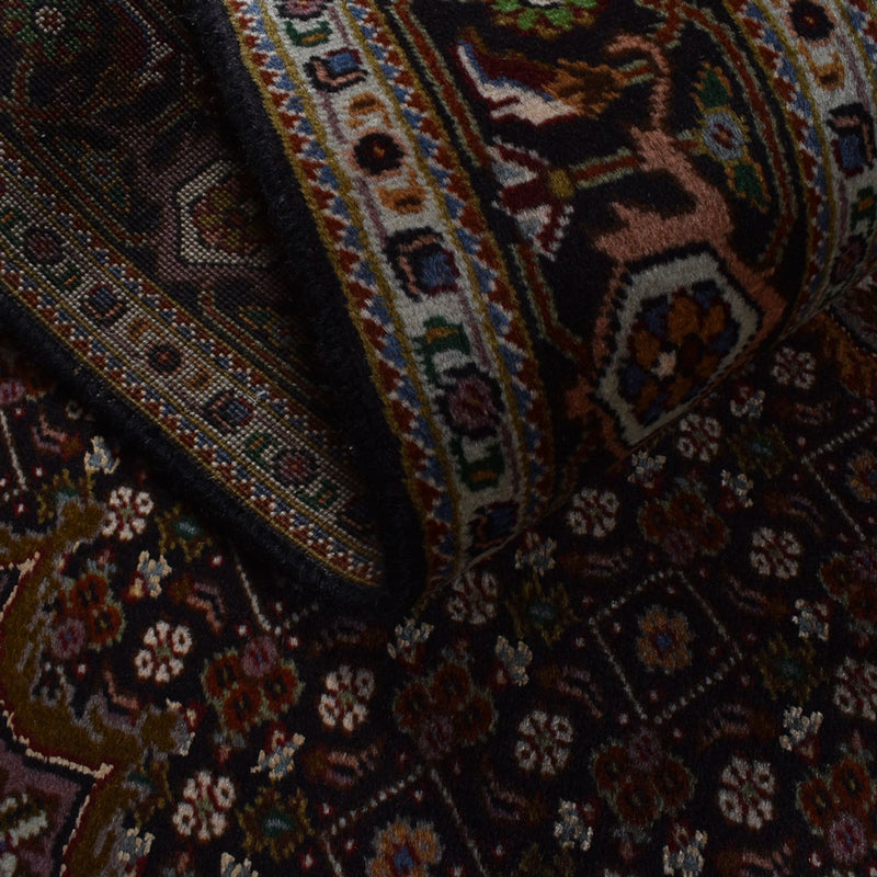 Alfombra Persa - Tabriz - Real - 204 x 152 cm - marrón oscuro