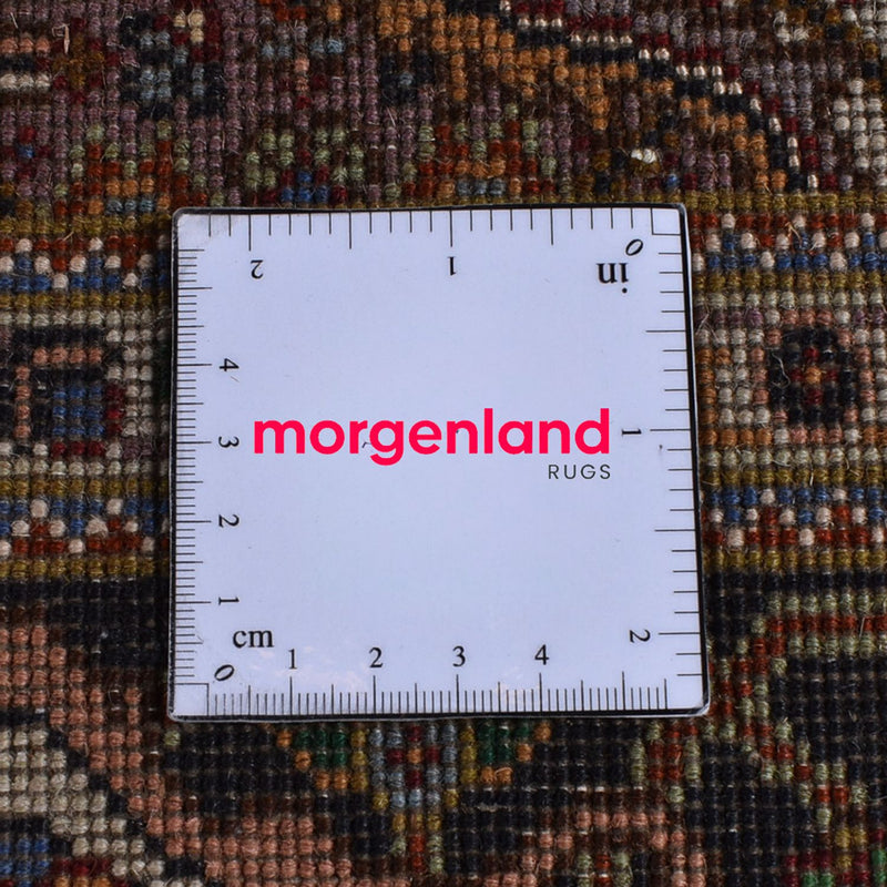 Alfombra Persa - Tabriz - Real - 204 x 152 cm - marrón oscuro