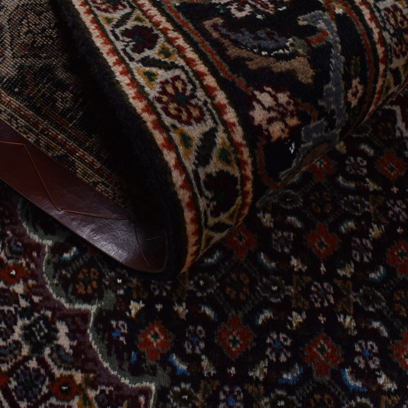 Alfombra Persa - Tabriz - Real - 192 x 153 cm - marrón oscuro