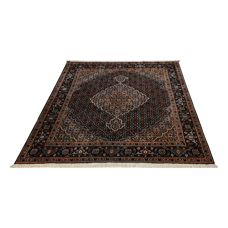 Alfombra Persa - Tabriz - Real - 192 x 153 cm - marrón oscuro