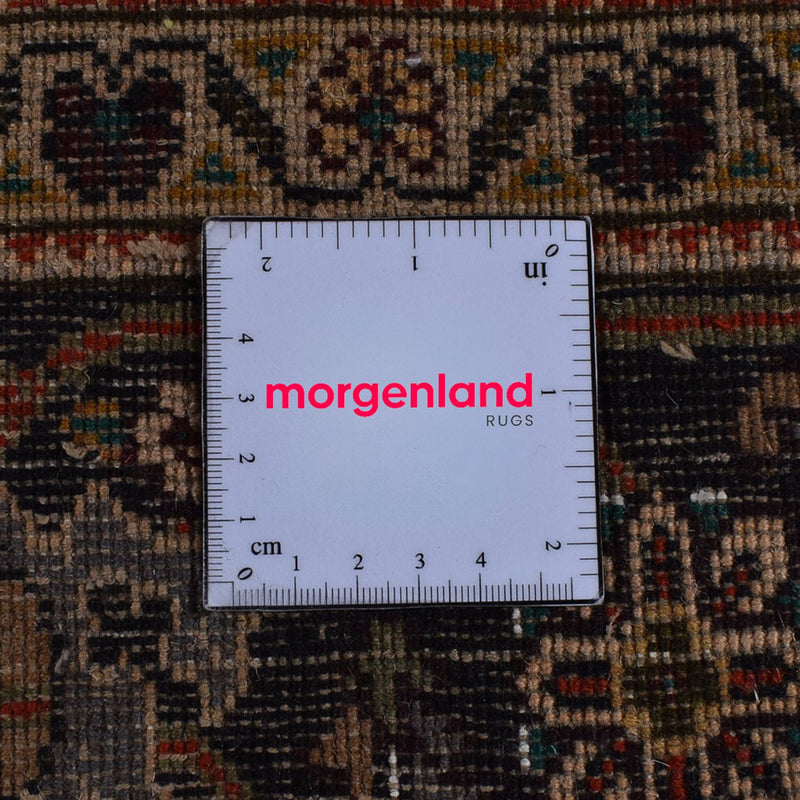 Alfombra Persa - Tabriz - Real - 192 x 153 cm - marrón oscuro