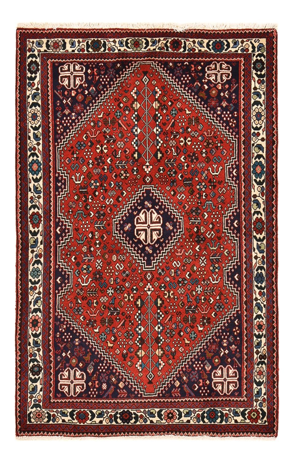 Alfombra persa - Nómada - 158 x 108 cm - rojo